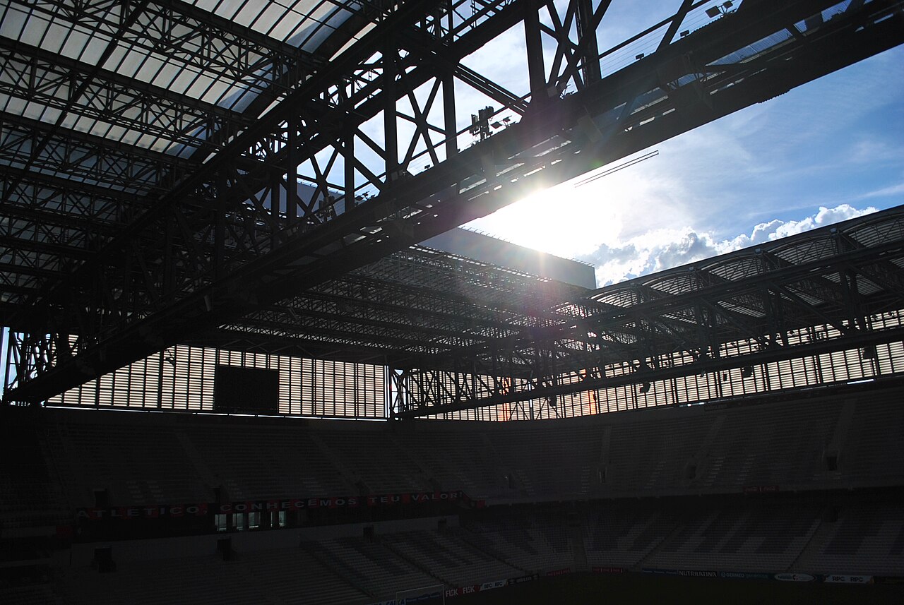 Imagem ilustrativa: Arena da Baixada, estádio do Club Athletico Paranaense, em Curitiba